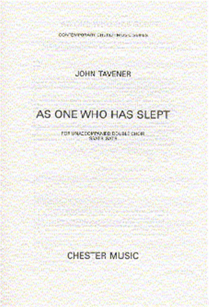 As One Who Has Slept
