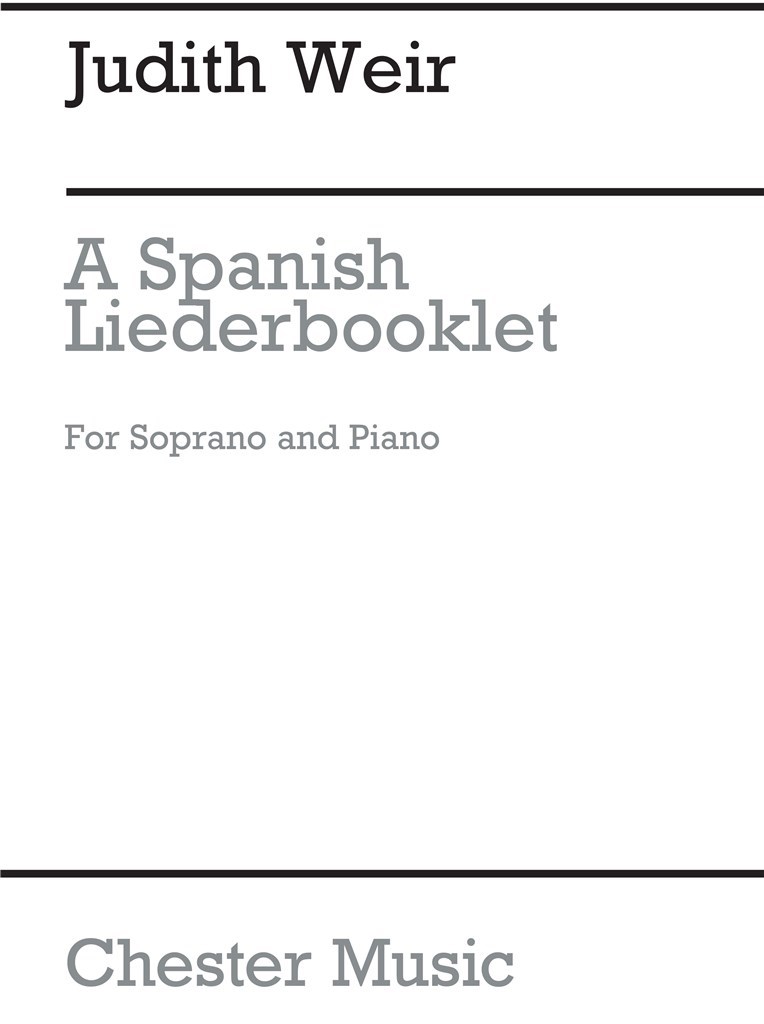 A Spanish Liederbooklet