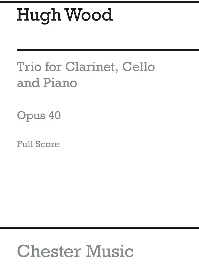 Trio For Clarinet, Cello And Piano Op.40
