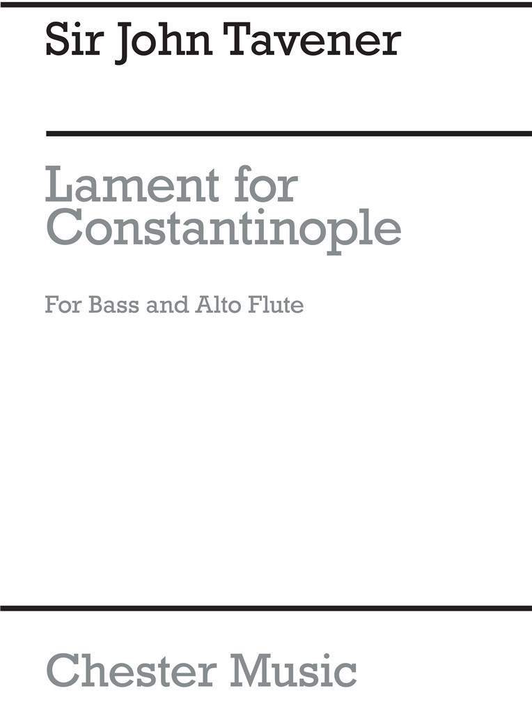 Lament For Constantinople