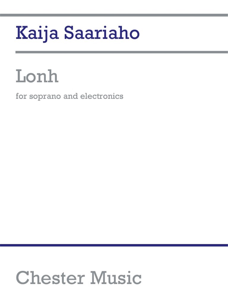 Lonh For Soprano And Electronics Score