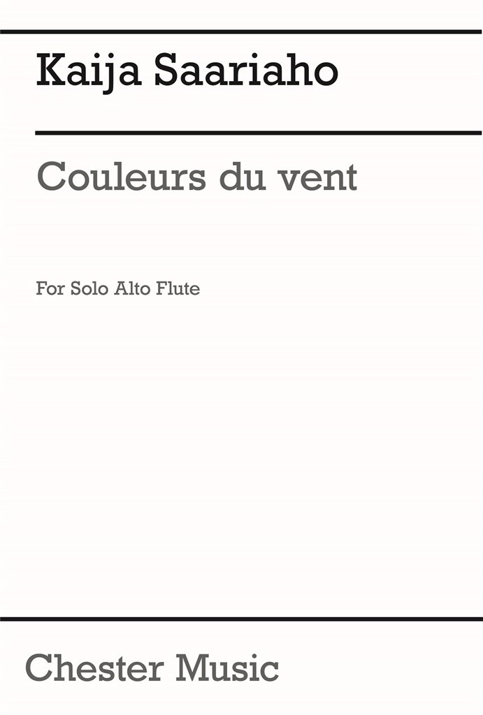 Couleurs Du Vent For Alto Flute