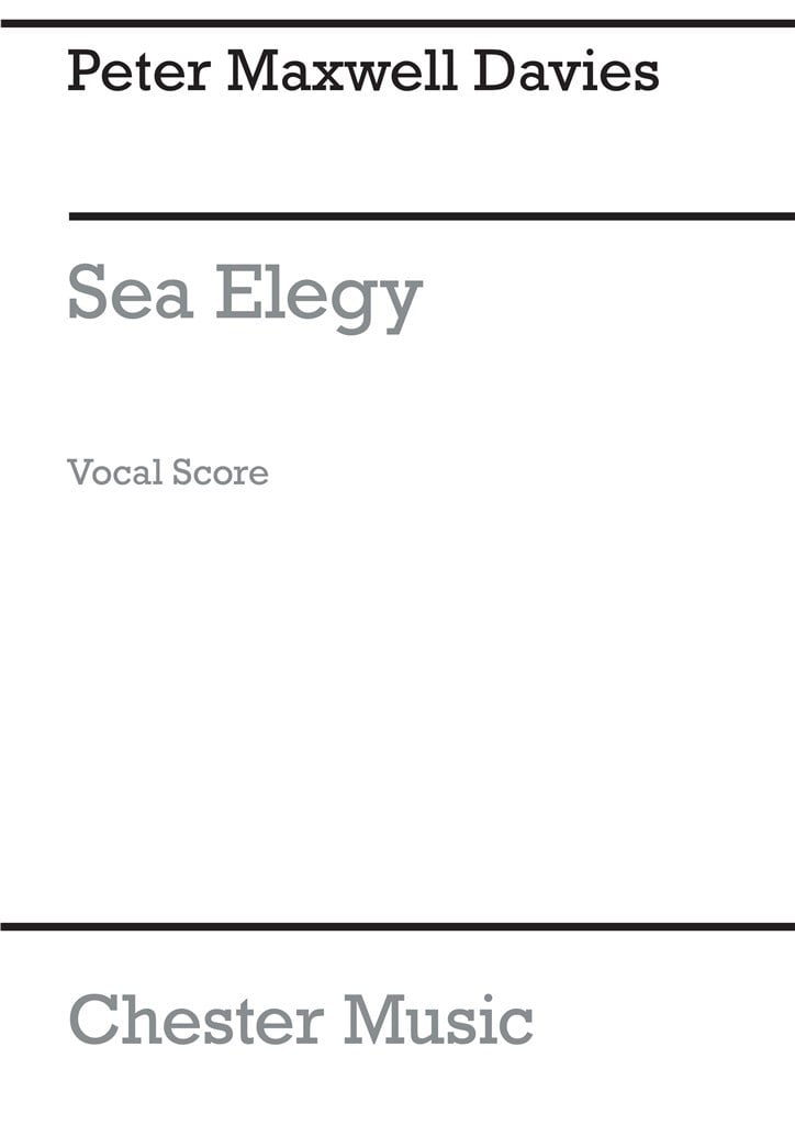 Sea Elegy