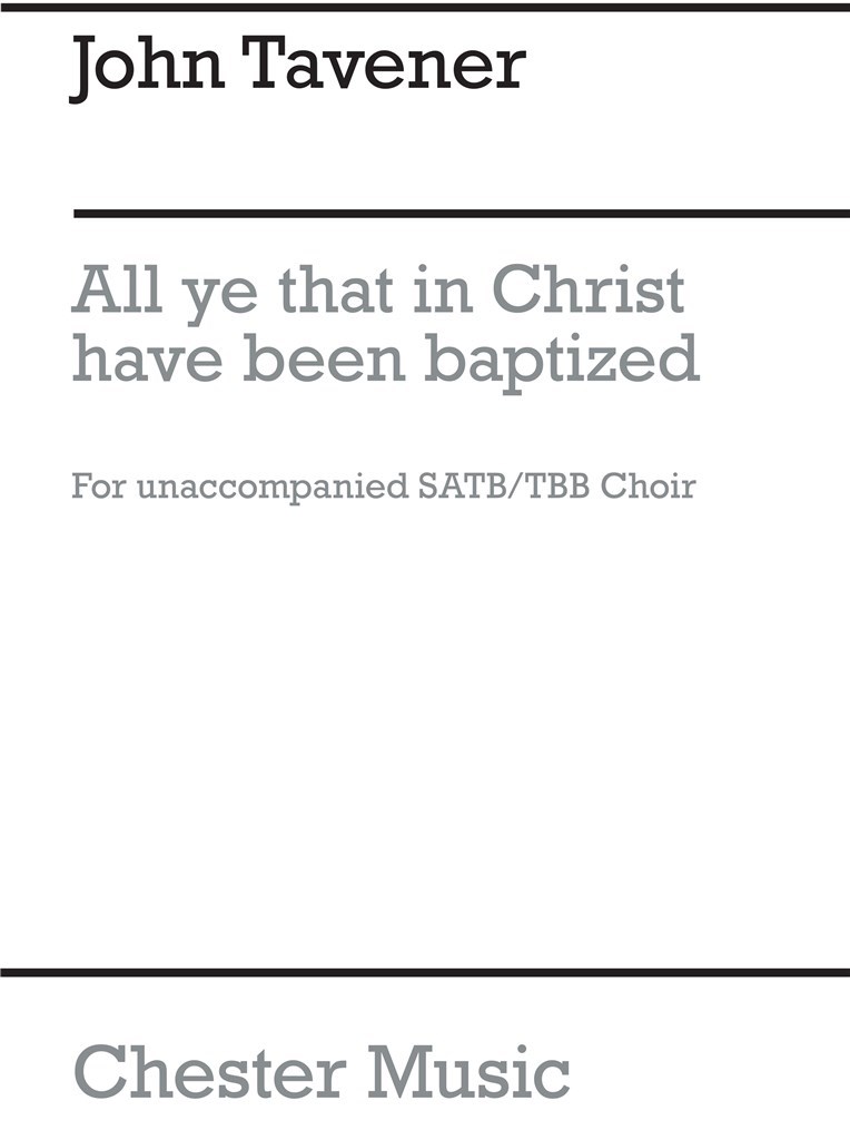 All Ye That In Christ Have Been Baptized