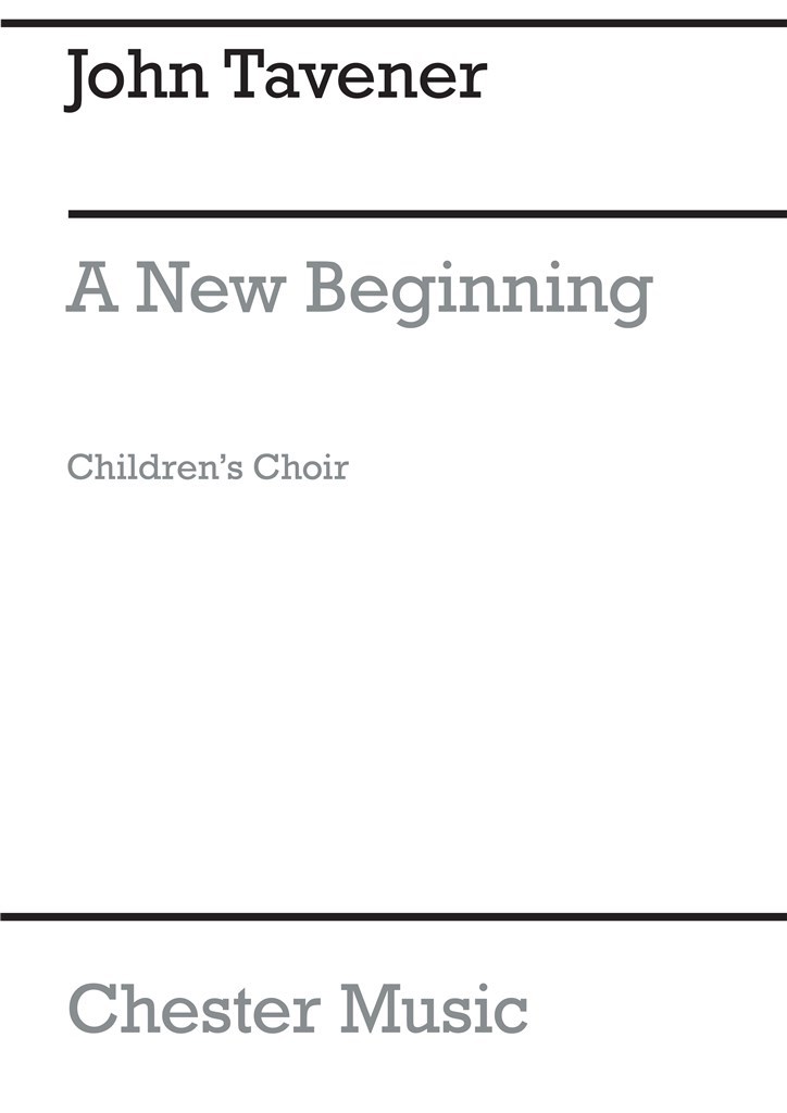 A New Beginning (Children's Choir Part)