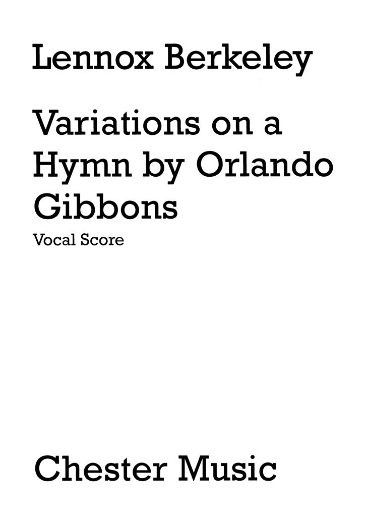 Variations On A Hymn By Orlando Gibbons