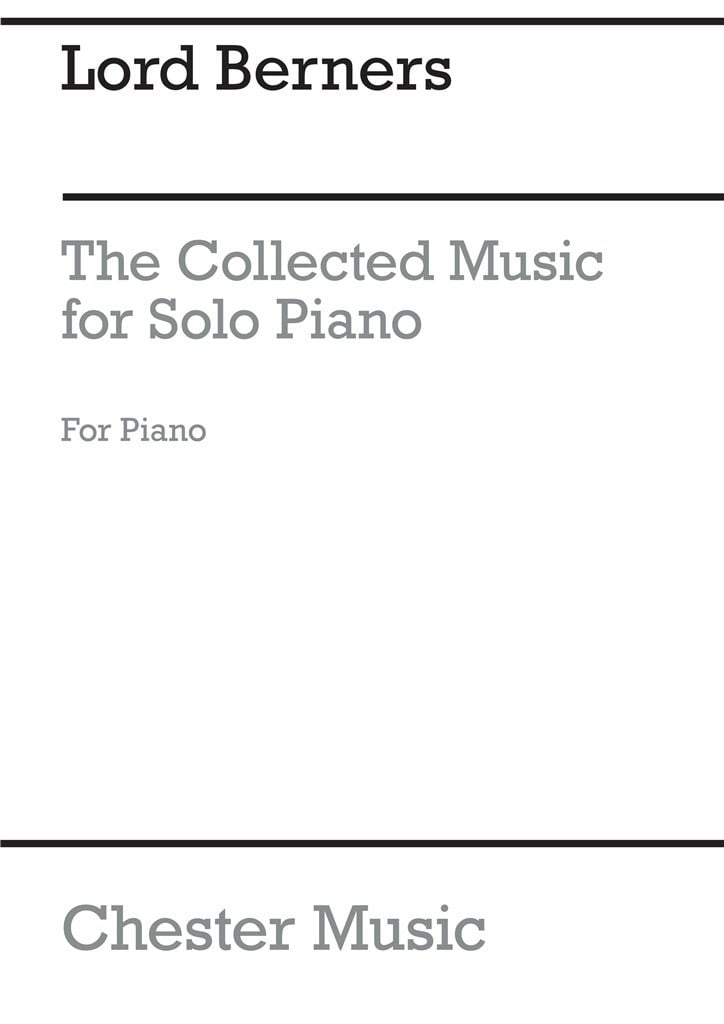 The Collected Music For Solo Piano
