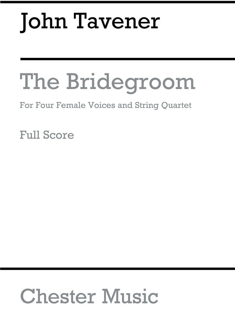 The Bridegroom (Score/Vocal Score)