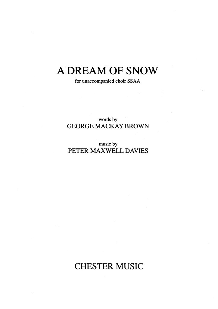 A Dream of Snow