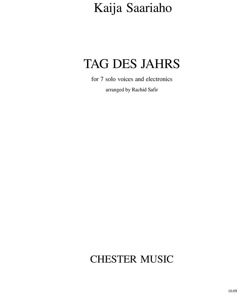 Tag Des Jahrs (SSSATTB)
