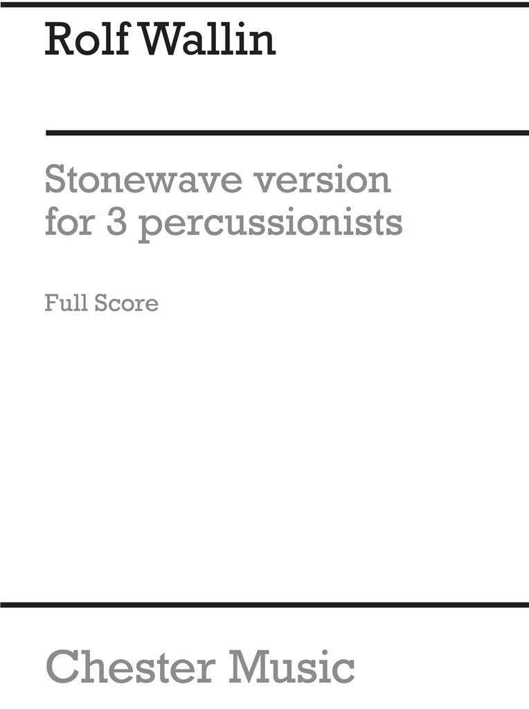 Stonewave For Three Percussionists
