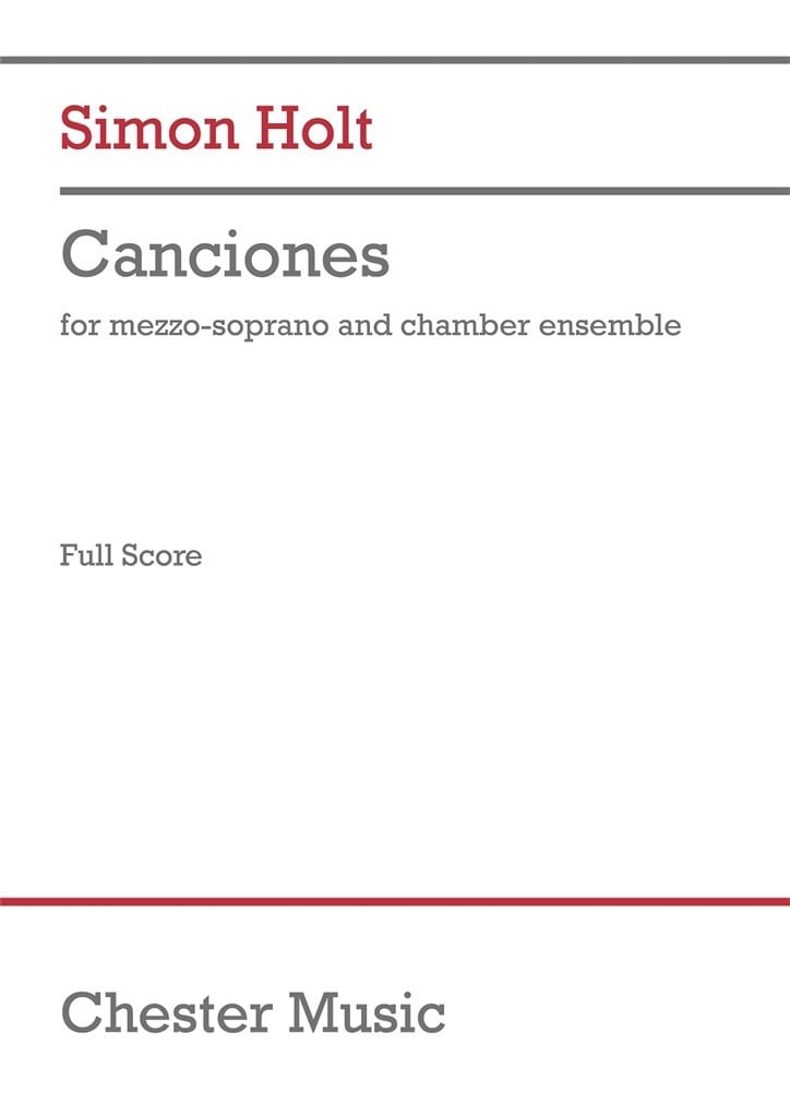 Canciones (Full Score)