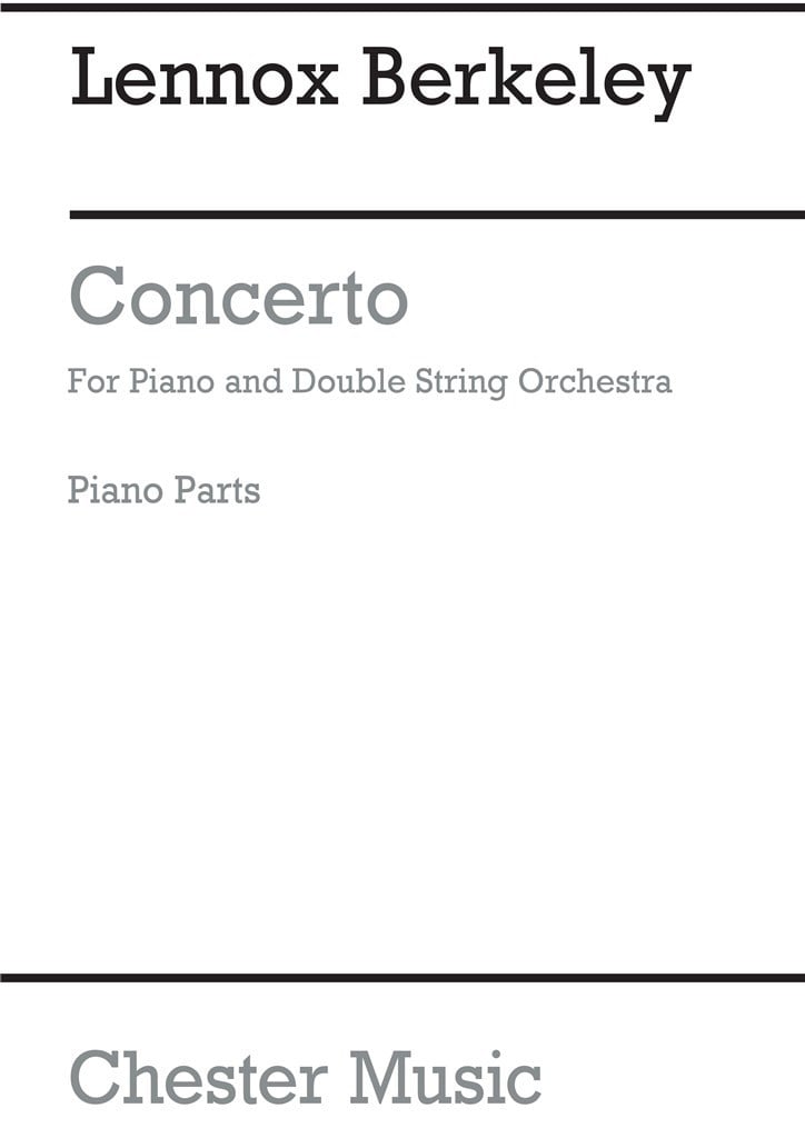 Concerto For Piano and Double String Orchestra