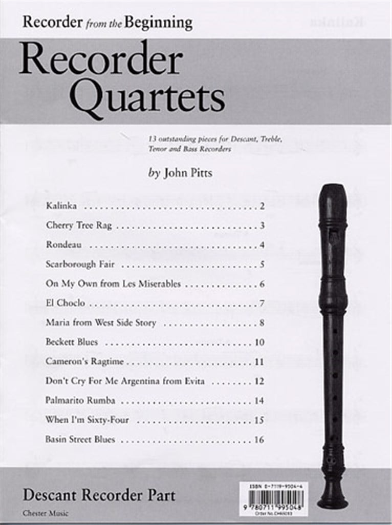 Descant Recorder Part
