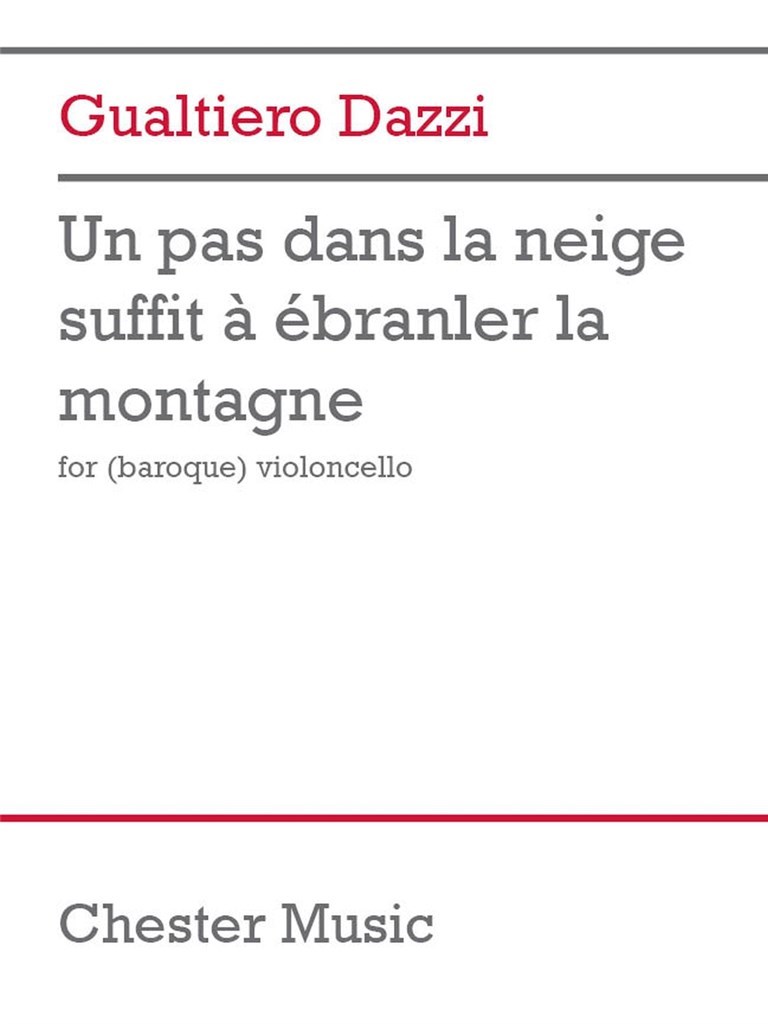 Un Pas Dans La Neige Suffit A Ebranler Un Montagne