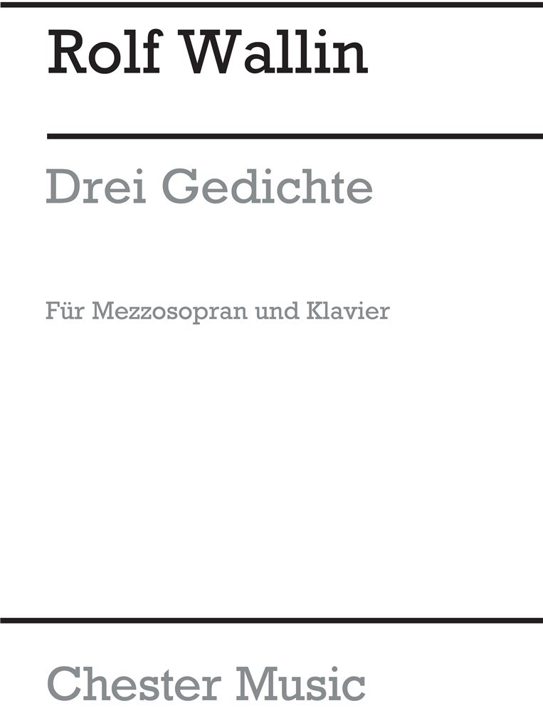 Drei Gedichte (Three Poems)