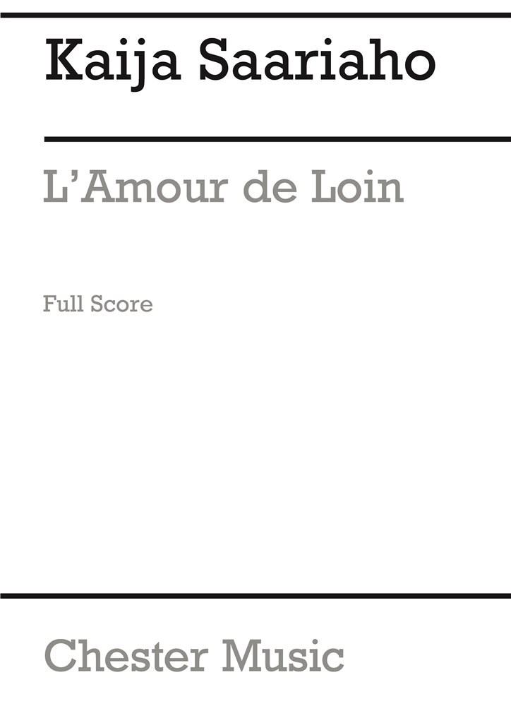 L'amour De Loin (Full Score)