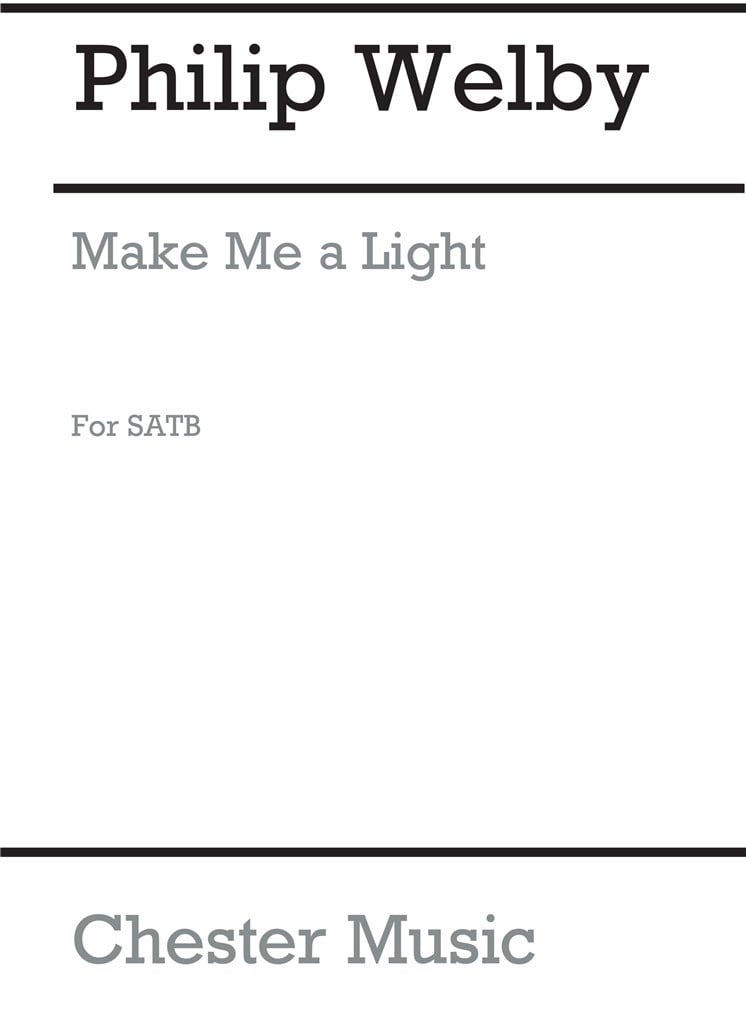 Make Me A Light (Unison Voices)