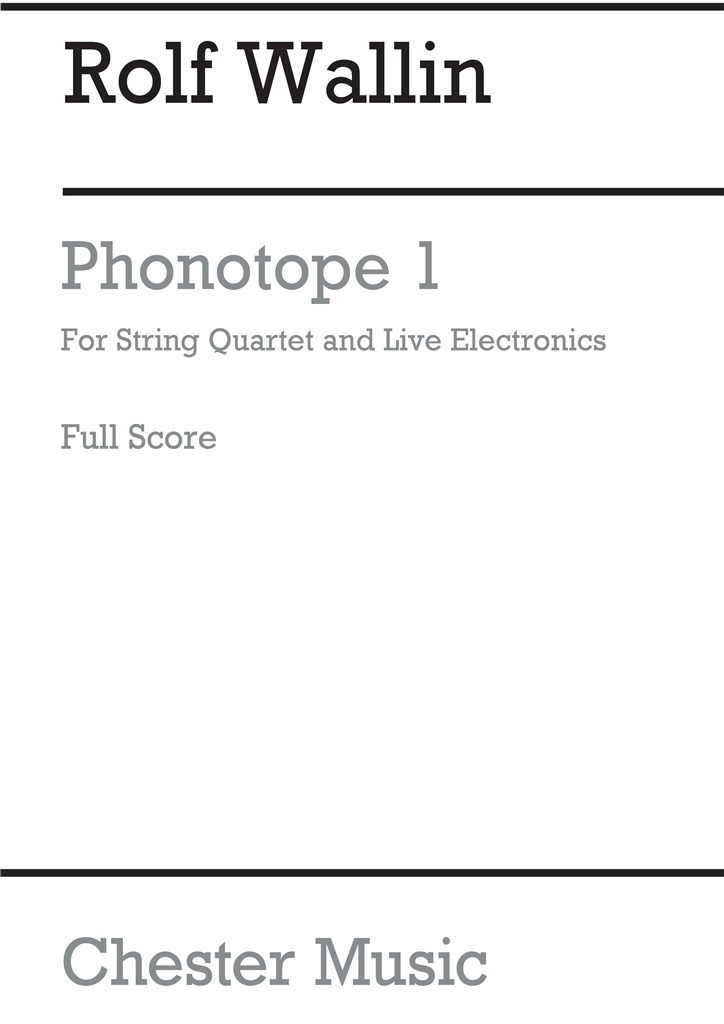 Phonotope 1