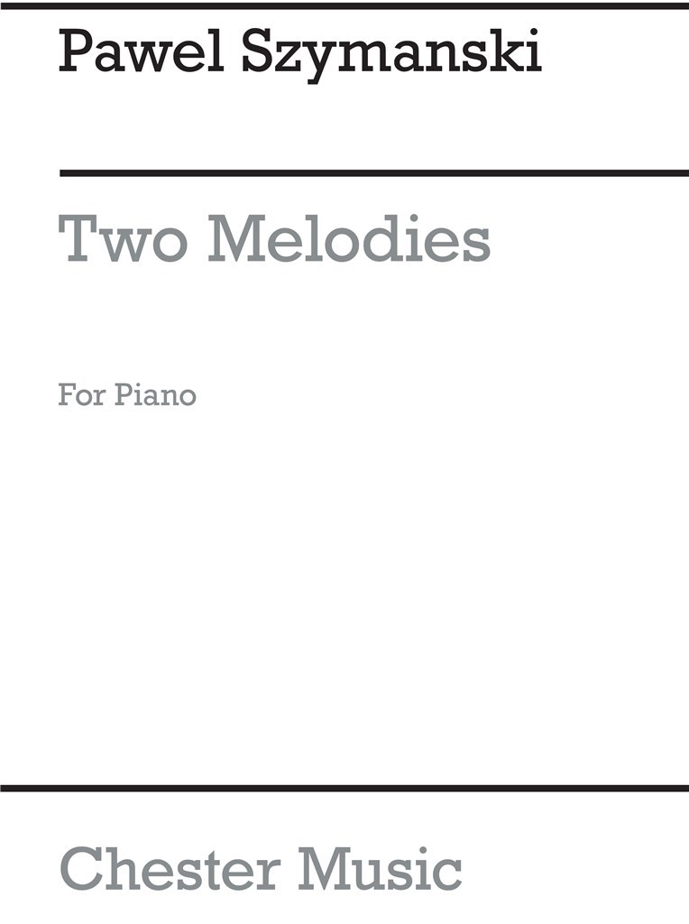 Two Melodies For Piano