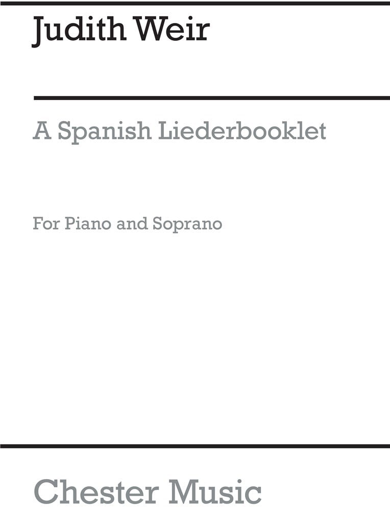 A Spanish Liederbooklet