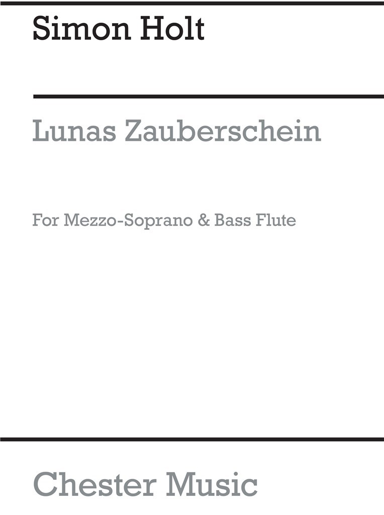 Lunas Zauberschein (Mezzo-Soprano/Bass Flute)