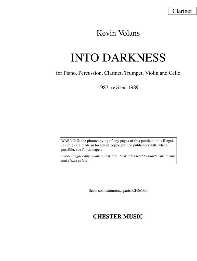 Into Darkness (Parts)