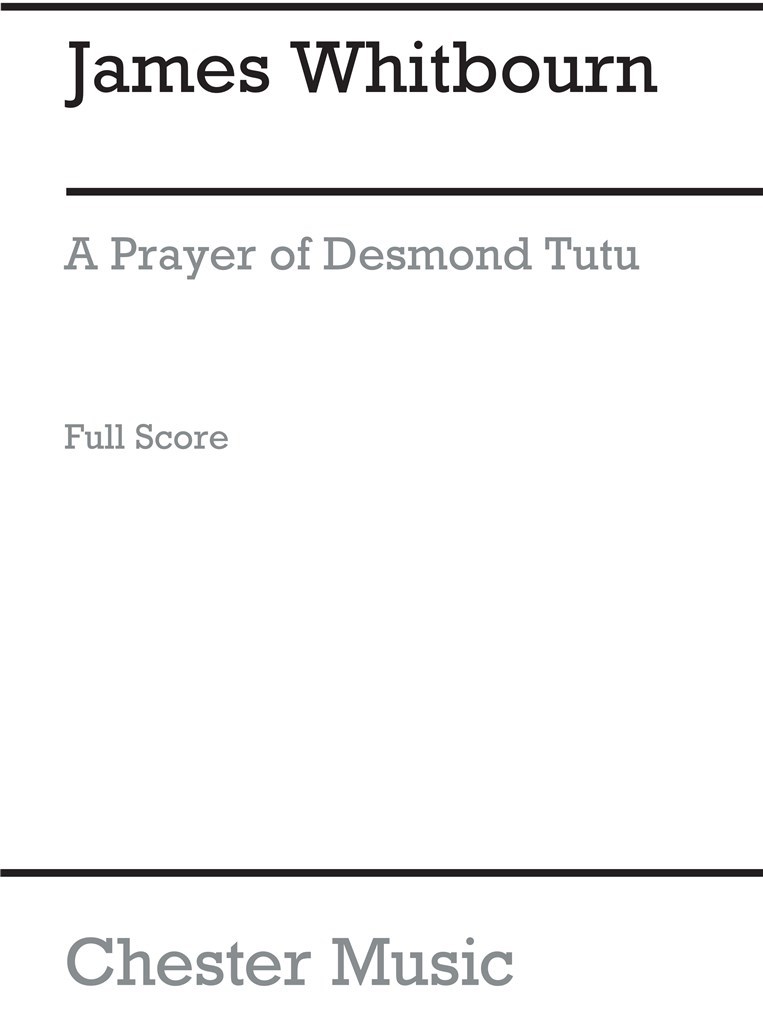 A Prayer Of Desmond Tutu (SSA)