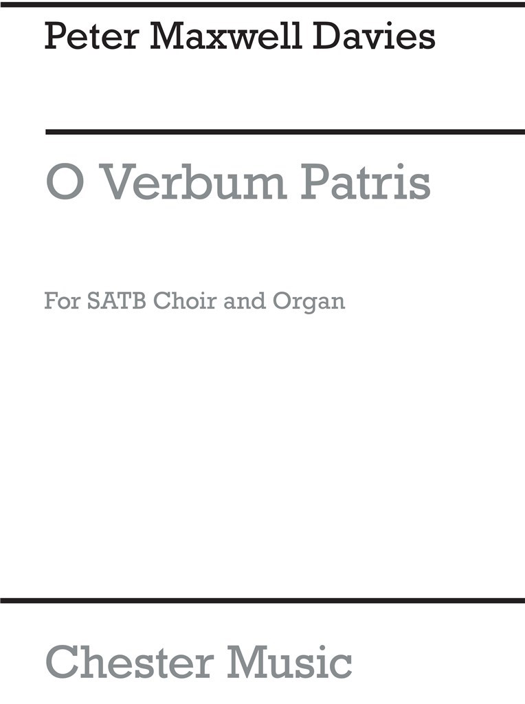 O Verbum Patris