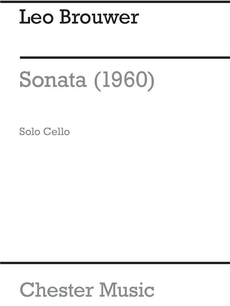 Sonata For Solo Cello
