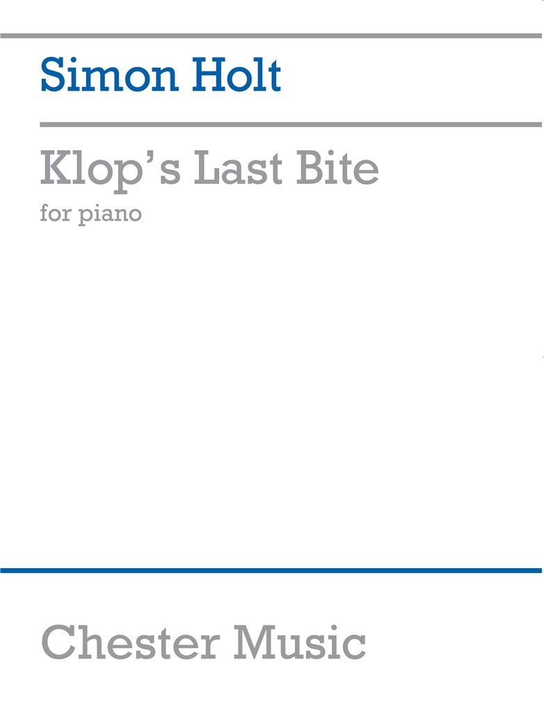 Klops Last Bite For Piano