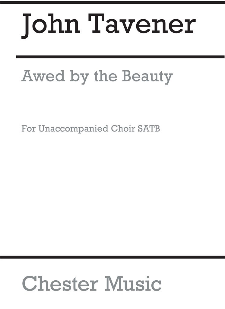 Awed By The Beauty (SATB)