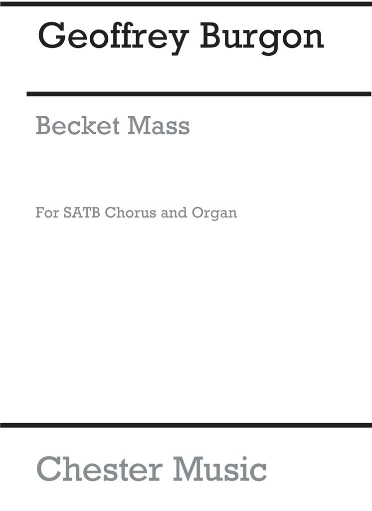 Becket Mass (SATB/Organ)