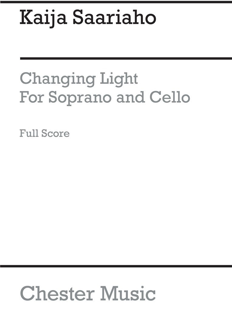 Changing Light (Soprano/Cello)