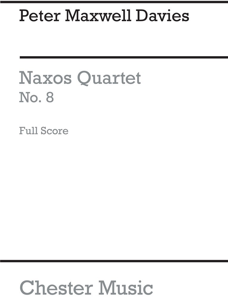 Naxos Quartet No.8