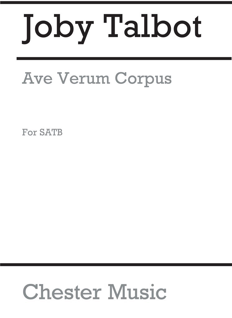 Ave Verum Corpus (SATB/Orchestra)