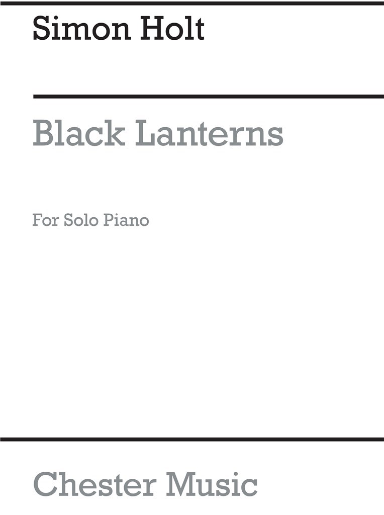 Black Lanterns (Piano)