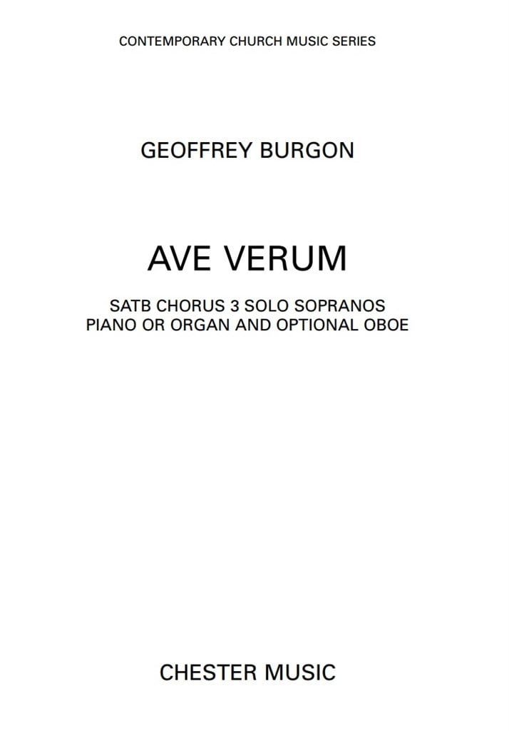 Ave Verum (SATB)