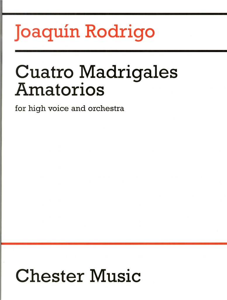 Cuatro Madrigales Amatorios