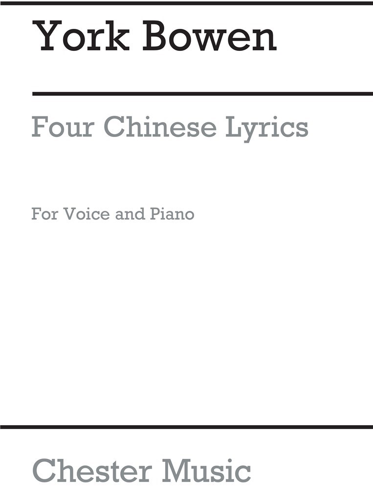Four Chinese Lyrics