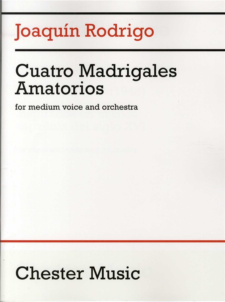 Cuatro Madrigales Amatorios