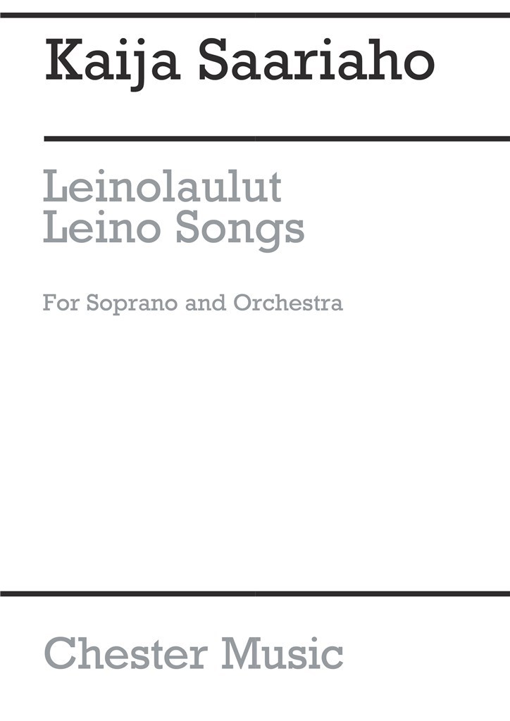 Leinolaulut (Leino Songs) - Full Score