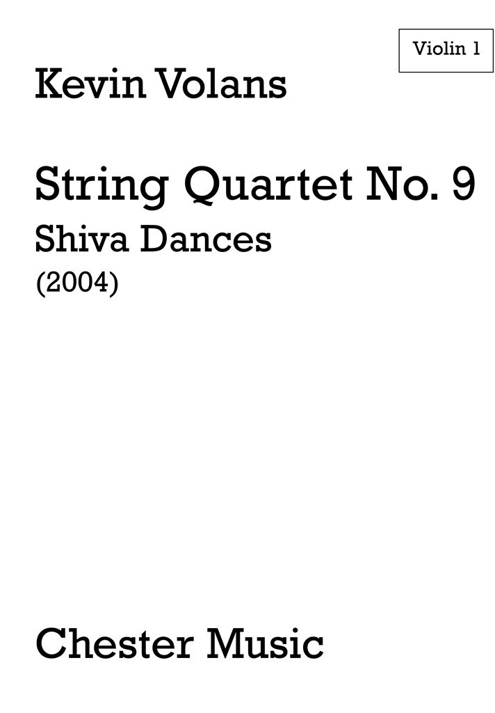 String Quartet No.9 - Shiva Dances (Parts)