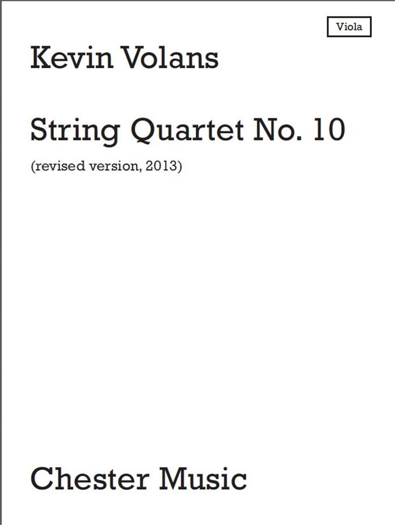 String Quartet No.10