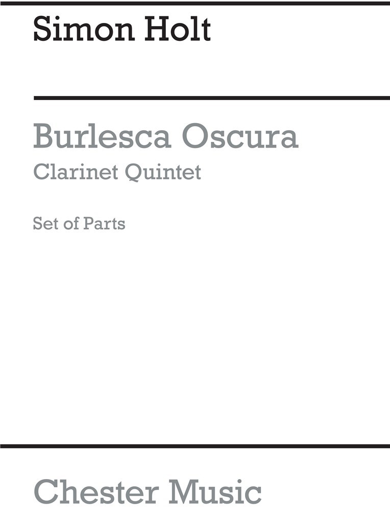 Burlesca Oscura (Parts)
