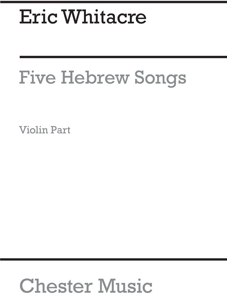 Five Hebrew Love Songs