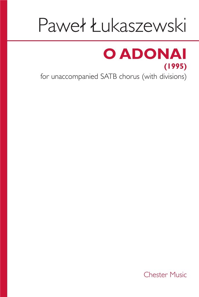 O Adonai (SATB)