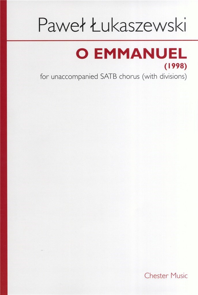 O Emmanuel (SATB)