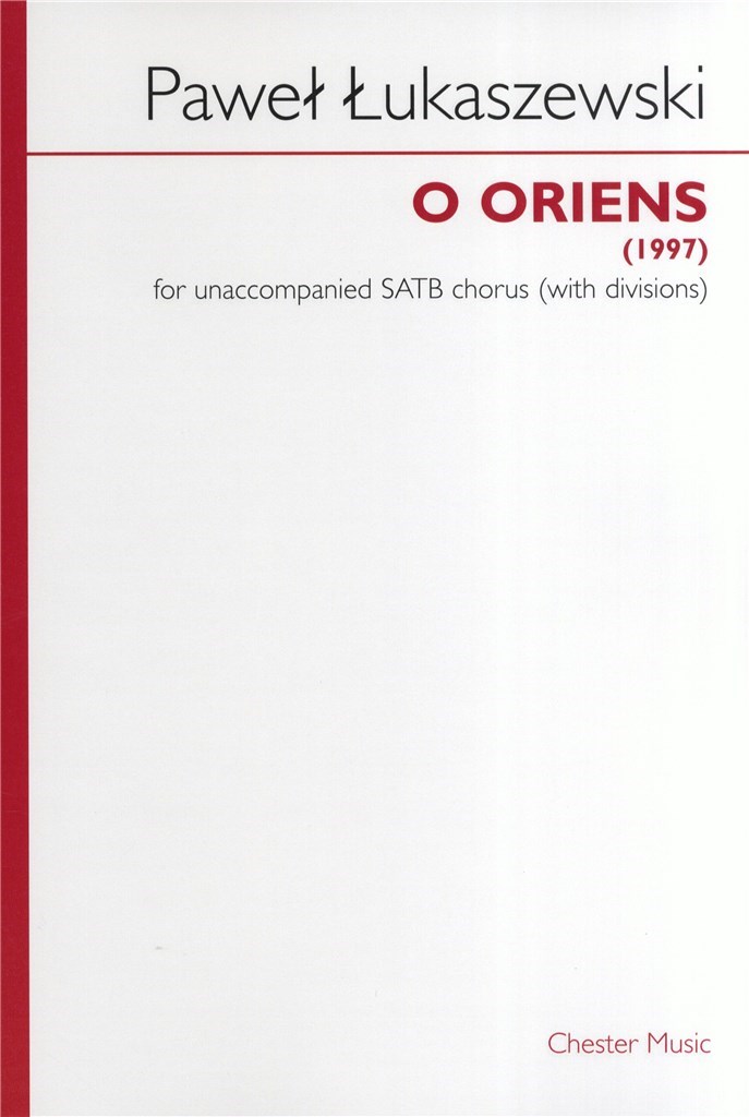 O Oriens (SATB)