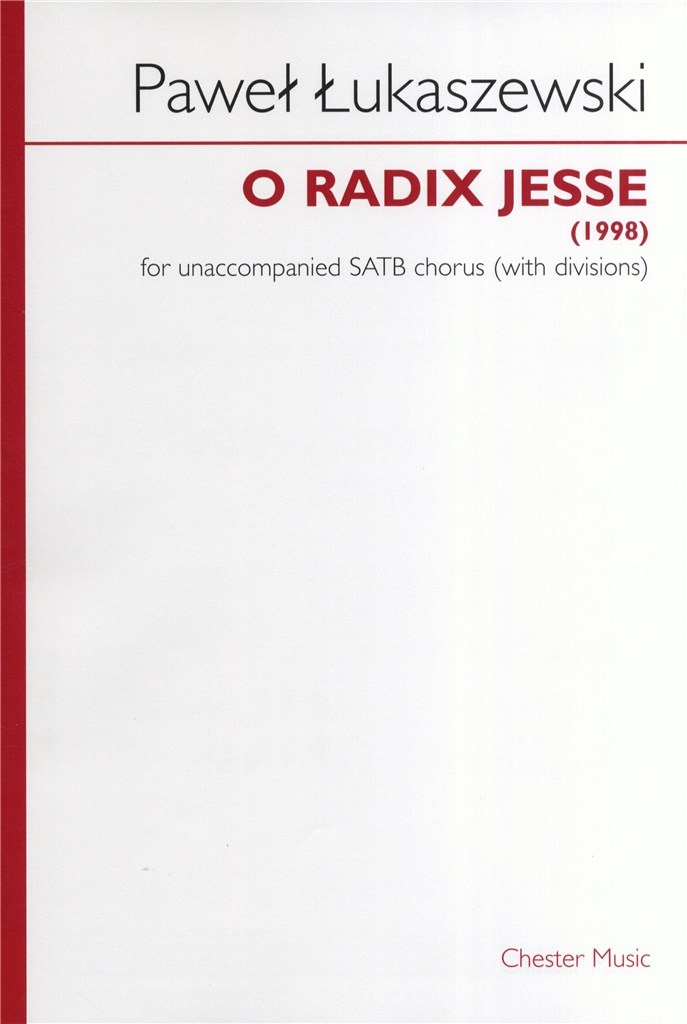 O Radix Jesse (SATB)
